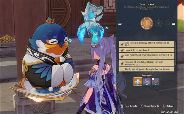 Serenitea Pot là một nguồn nguyên liệu và Primogem tuyệt vời