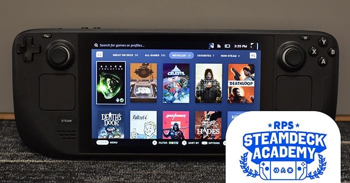 Steam Deck là một máy chơi game cầm tay do Valve Corporation phát triển