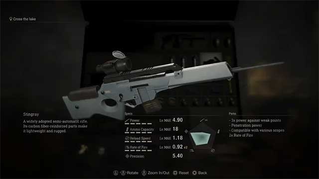 Stingray là một khẩu súng bắn tỉa bán tự động