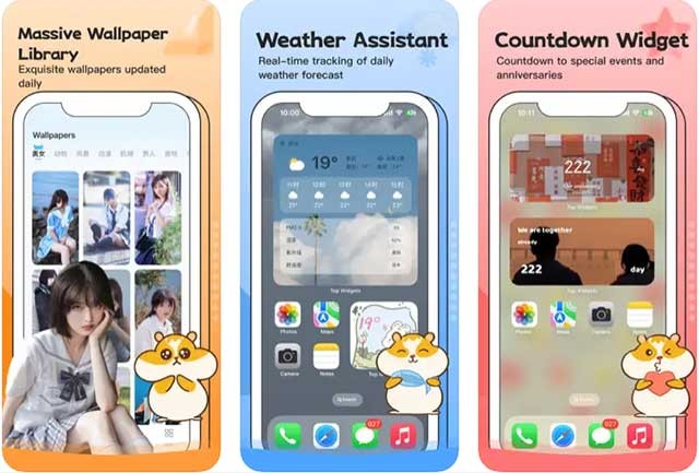 Rất nhiều widget cho bạn lựa chọn