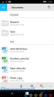 Xem thư mục và tập tin