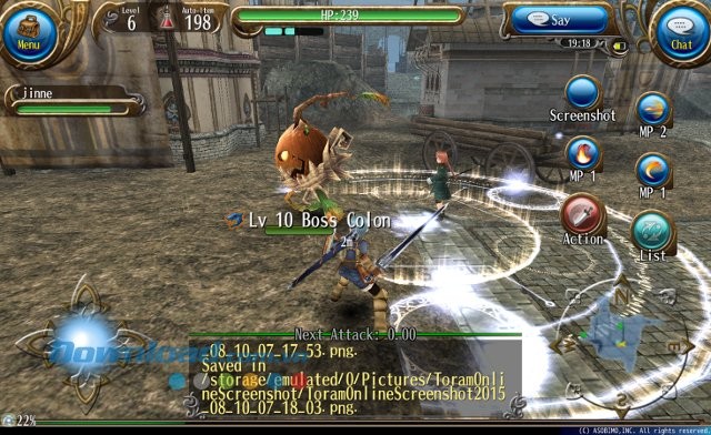 Những màn tung Skill trong game Toram Online