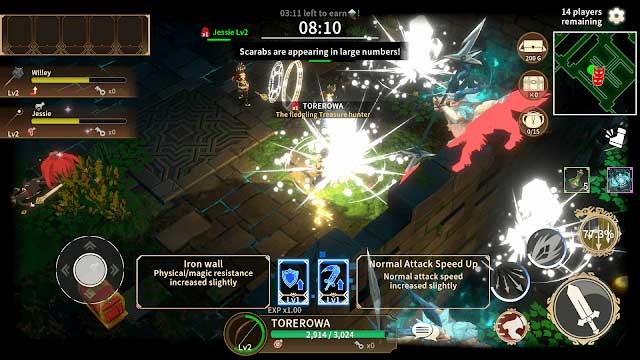 Những trận chiến dữ dội diễn ra trong hầm ngục