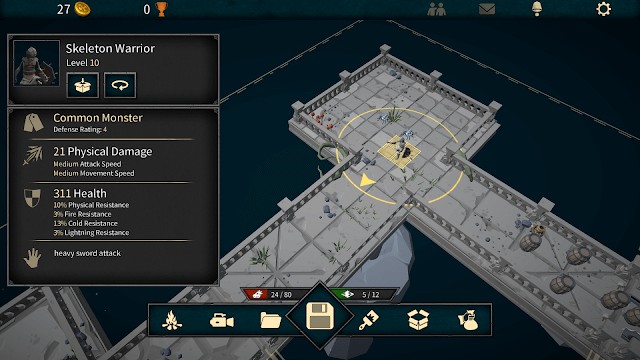 Tấn công ngục tối của kẻ thù trong các trận chiến PvP và lấy vàng của họ