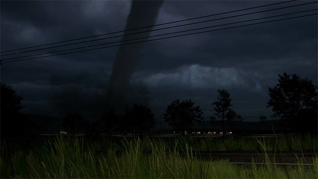 Kết hợp phương tiện và thiết bị hiện đại để ghi lại những hình ảnh thật nhất về cơn bão