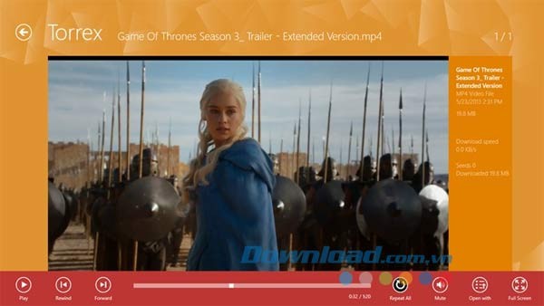 Torrex Lite for Windows 8