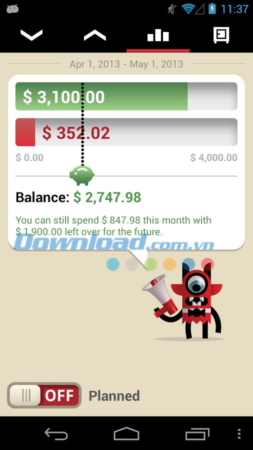 Toshl Finance for Android