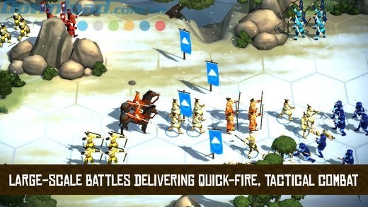 Game chiến thuật sâu, thể hiện tài điều binh khiển tướng trên chiến trường