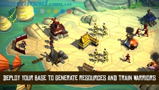Phá hủy căn cứ của bạn để tạo ra nguồn lực và đào tạo quân đội