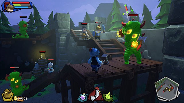 Lập team tối đa 4 người và cùng nhau làm nhiệm vụ, mở khóa thành tích siêu hấp dẫn trong Totally Reliable Adventure Party game