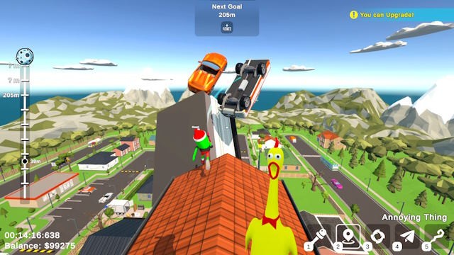 Sử dụng Súng Trọng Lực để nâng các vật thể và gắn chúng lại với nhau