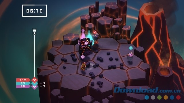 Ngắm nhìn đồ họa ngộ nghĩnh của game vui miễn phí Totemori cho máy tính, Mac và Linux