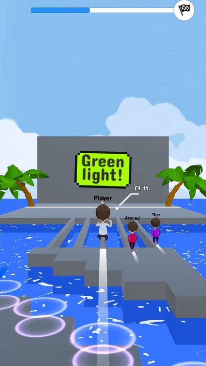 Chinh phục mọi chướng ngại vật và vượt qua người chơi khác