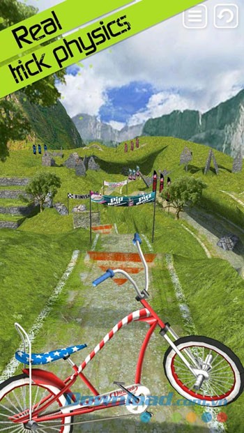 Sân chơi vật lý mang lại cảm giác như thật