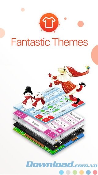 Thay đổi theme bàn phím theo chủ đề