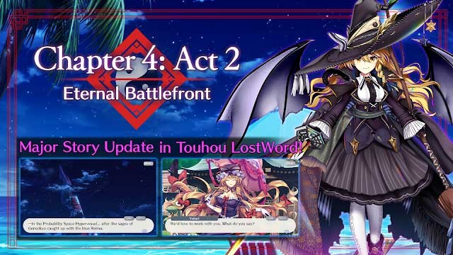 Bạn phiêu lưu theo câu chuyện chính và câu chuyện đầy mê hoặc của Hifuu Lost Word