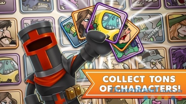 Vô số nhân vật đang chờ người chơi sưu tầm trong Tower Conquest cho Android