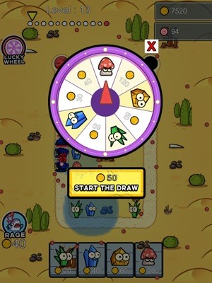 Chọn tháp để phòng thủ khu vườn