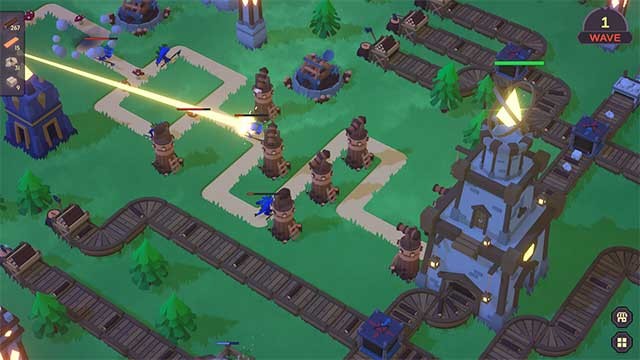 Trong quá trình phòng thủ, bạn cũng sẽ cần phải tìm và phá hủy lâu đài của kẻ thù