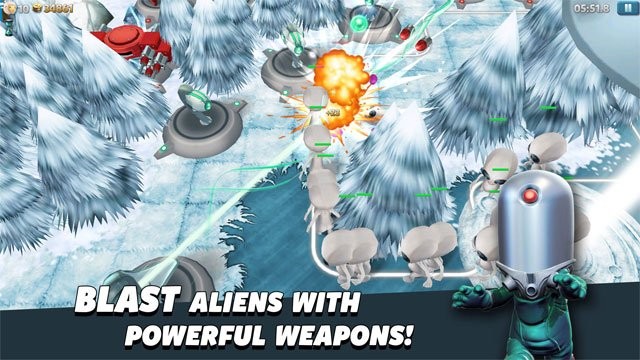 Tiêu diệt quân xâm chiếm với nhiều loại vũ khí uy lực