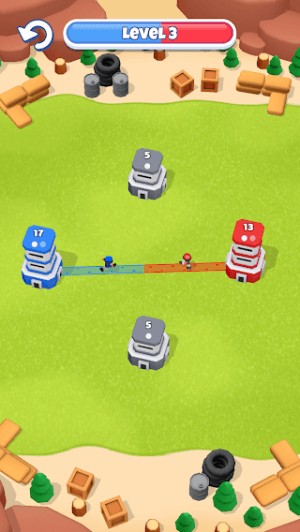 Tower War là game chiến thuật chiếm căn cứ vui nhộn