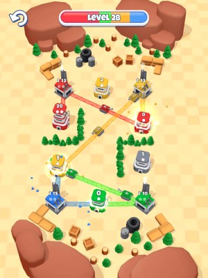 Vuốt để đưa quân đi chiếm căn cứ kẻ thù