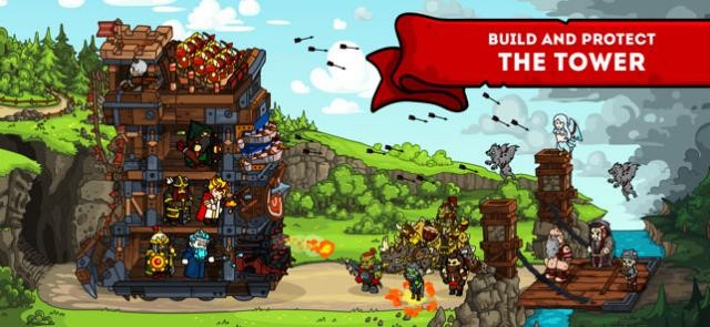 Xây dựng và bảo về tháp của bạn trong game Towerlands
