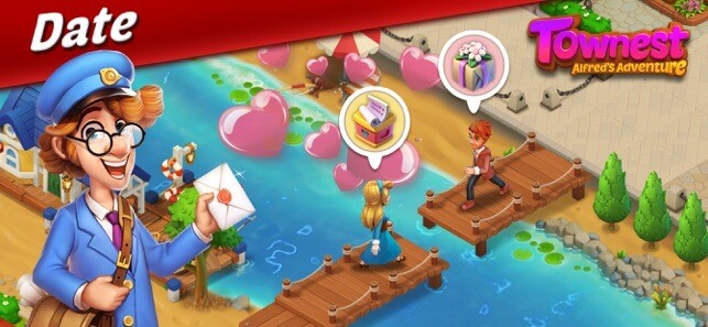Hẹn hò lãng mạn trong Townest cho iOS