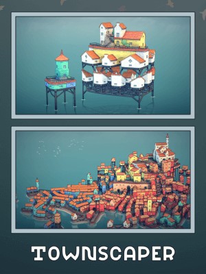 Townscaper là một game mô phỏng xây dựng thành phố thú vị, thư giãn