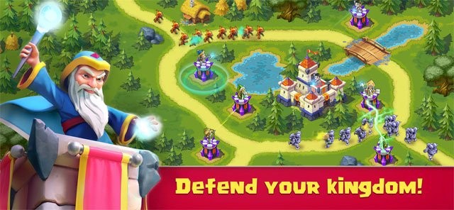 Bảo vệ vương quốc của bạn trong Toy Defense Fantasy Creeps