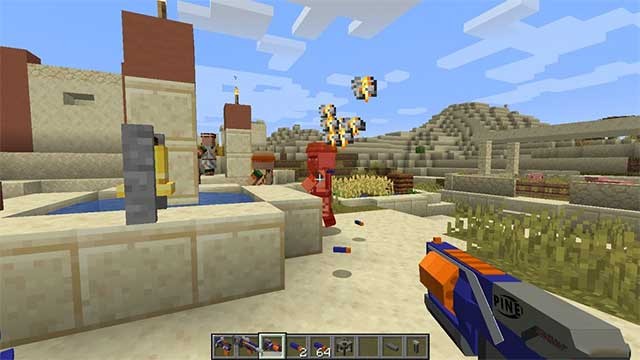 Các khẩu súng trong Toy Guns Mod đều có màu sắc rực rỡ và hoàn toàn vô hại