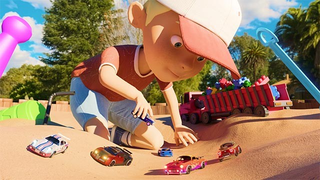 Toy Racer Turbo Wheels: Playground Zone là game mô phỏng đua xe đồ chơi tí hon trong sân nhà