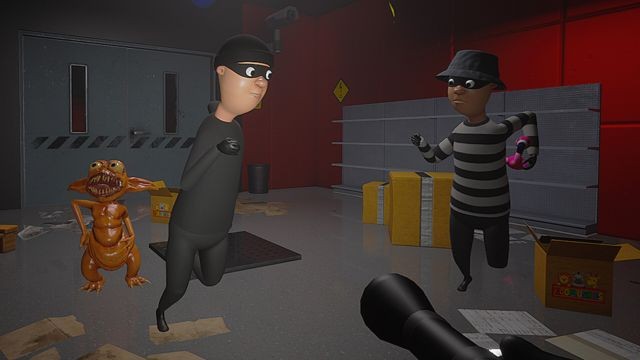 Cùng đồng đội đột nhập vào cửa hàng đồ chơi và trộm cướp