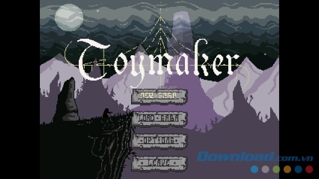 Main menu của game nhập vai mới Toymaker cho máy tính