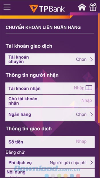 Chuyển khoản liên ngân hàng