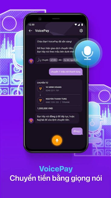 Chuyển tiền bằng giọng nói