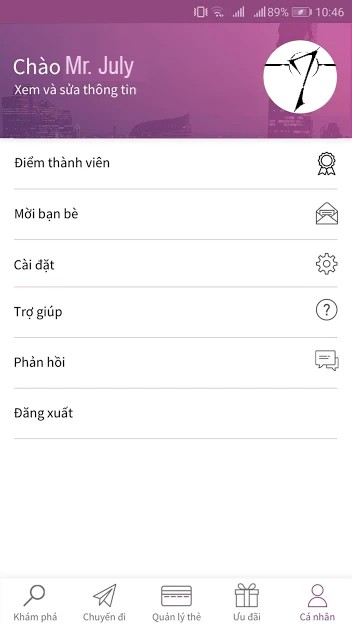 Thông tin chủ tài khoản