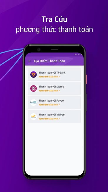 Nhiều phương thức thanh toán