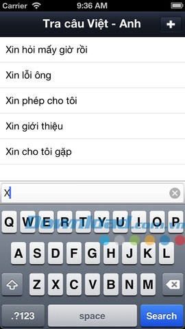 Tra câu Việt - Anh for iOS