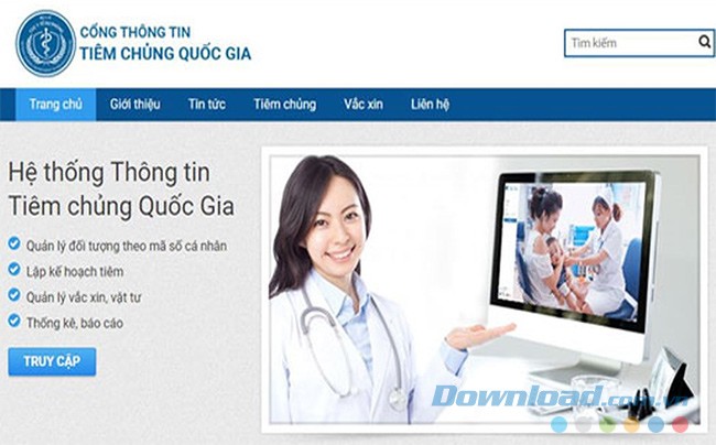 Quản lý thông tin tiêm chủng trên di động