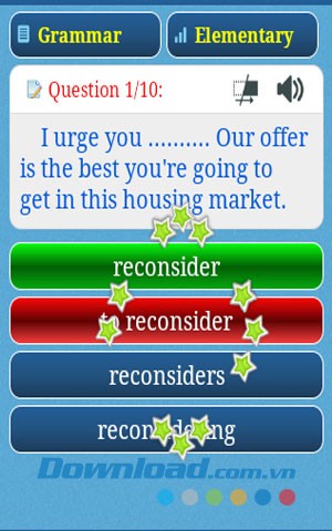 Trắc nghiệm tiếng Anh for Android
