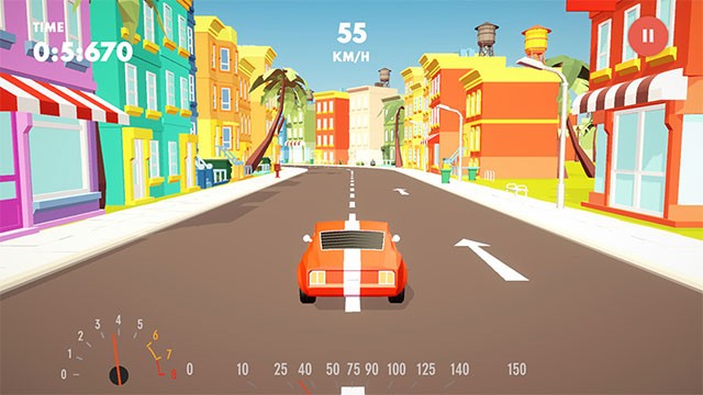 Track and Burn là game đua xe cổ điển có hỗ trợ tính năng tự thiết kế đường đua