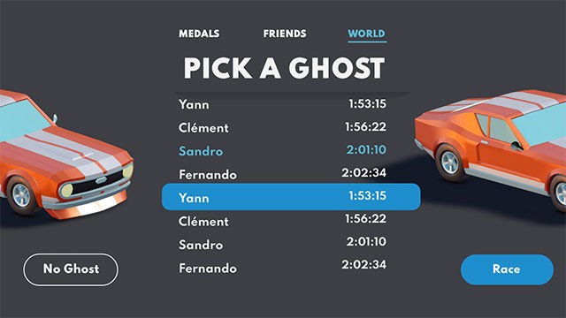 Lựa chọn chế độ đua và thể hiện bản lĩnh trong khi chơi Track and Burn game