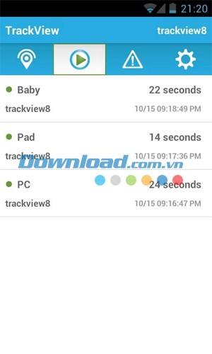 TrackView cho Android
