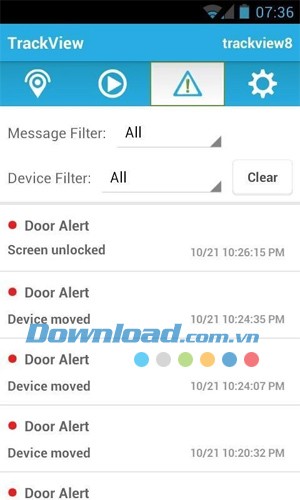 TrackView cho Android