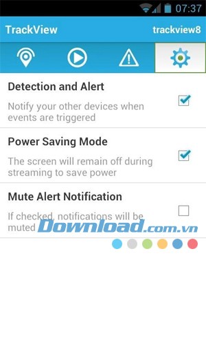 TrackView cho Android