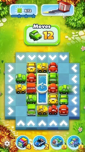 Traffic Puzzle là trò chơi match-3 kết hợp giải đố giải quyết kẹt xe