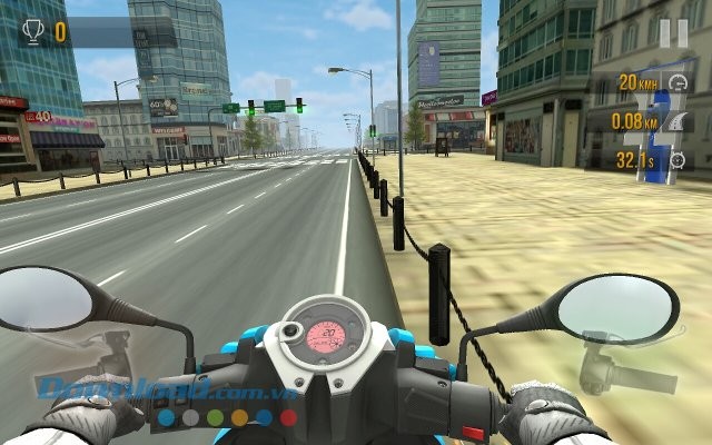 Giao diện game Traffic Rider
