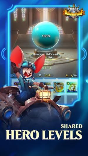 Chia sẻ cấp độ anh hùng