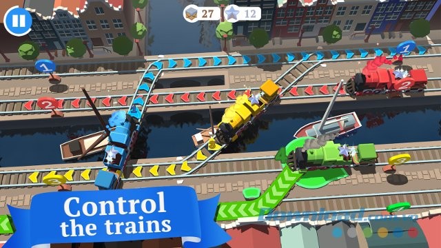 Điều khiển các chuyến tàu để tránh va chạm